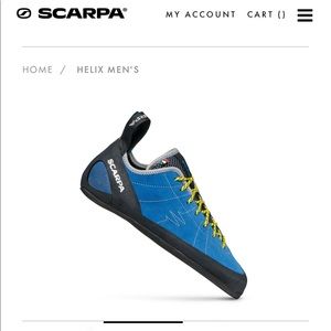 Men’s Scarpa Helix NWT climbing shoe